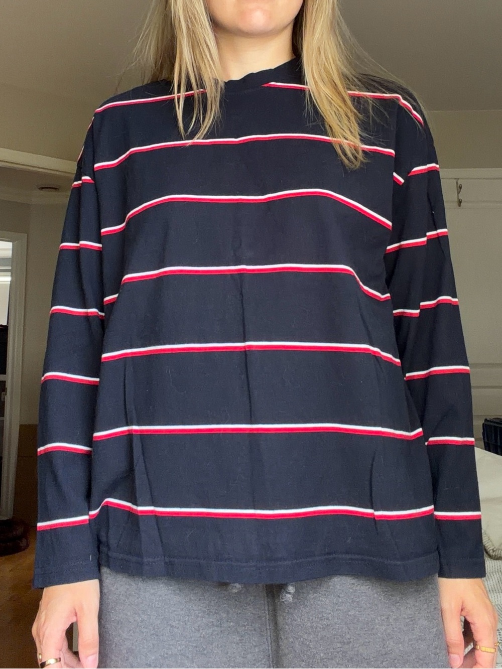 Boxy long sleeve shirt